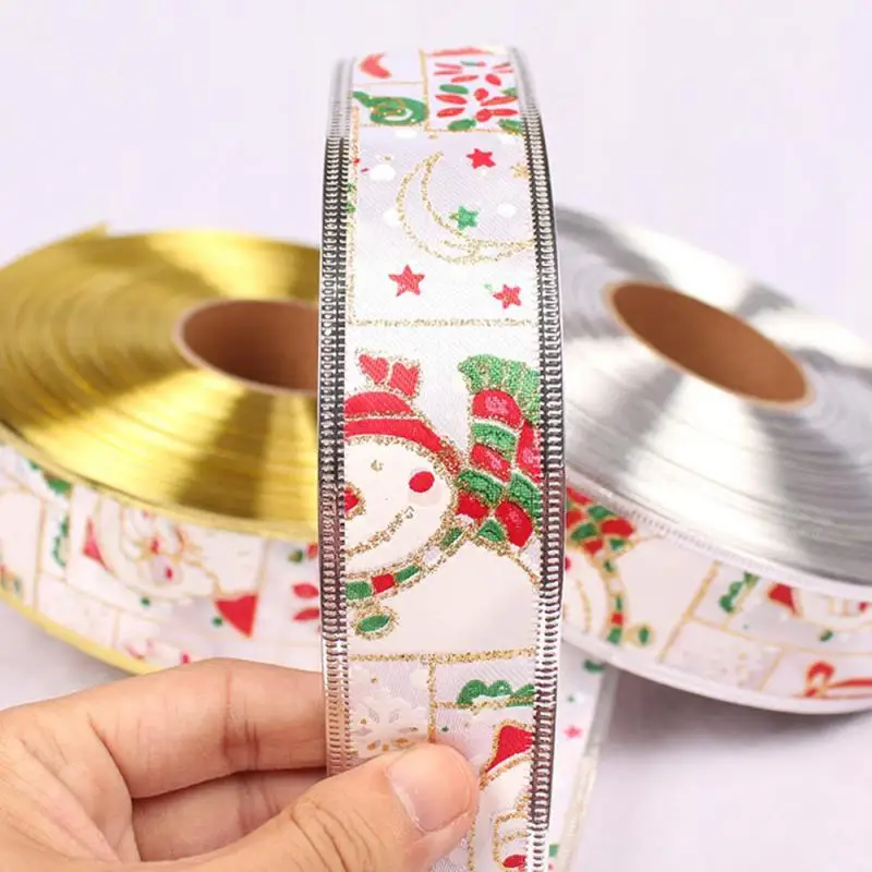 2 Yard Bling Star Printed Organza Ribbon For Birthday Christmas New Year Decoration Gift Handmade Crafts Materials 50mm