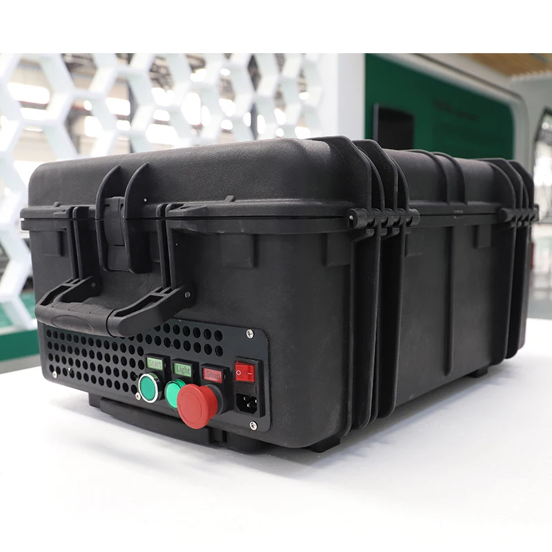 A limpeza de pulso portátil a laser Hine pode objetos de precisão sem danificar o material é fácil de mover e limpar