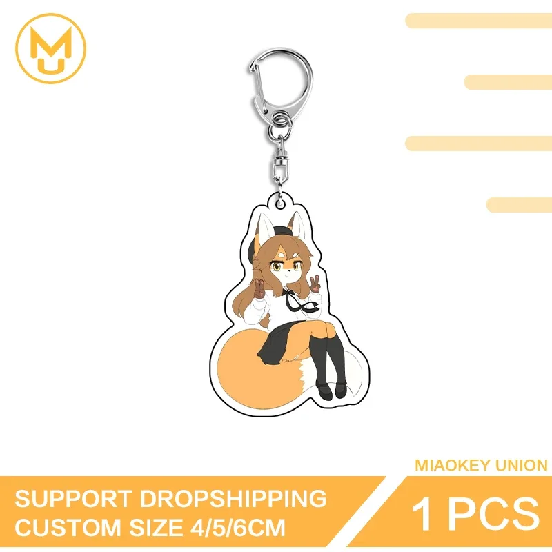 Furry Lovely Fashion Cat Ears Attractive High Quality Unique Acrylic Keyring Versatile Waterproof Cosplay Costumes DIY Props