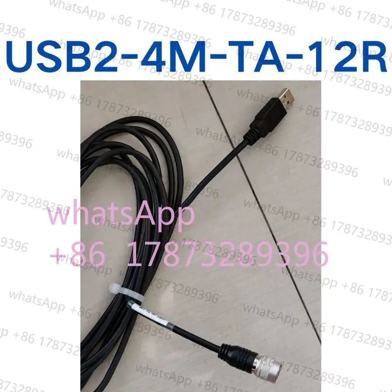 

Б/у соединительный кабель для промышленной камеры USB2-4M-TA-12R 12-контактный соединительный кабель для USB протестирован в порядке, функция неповрежденная