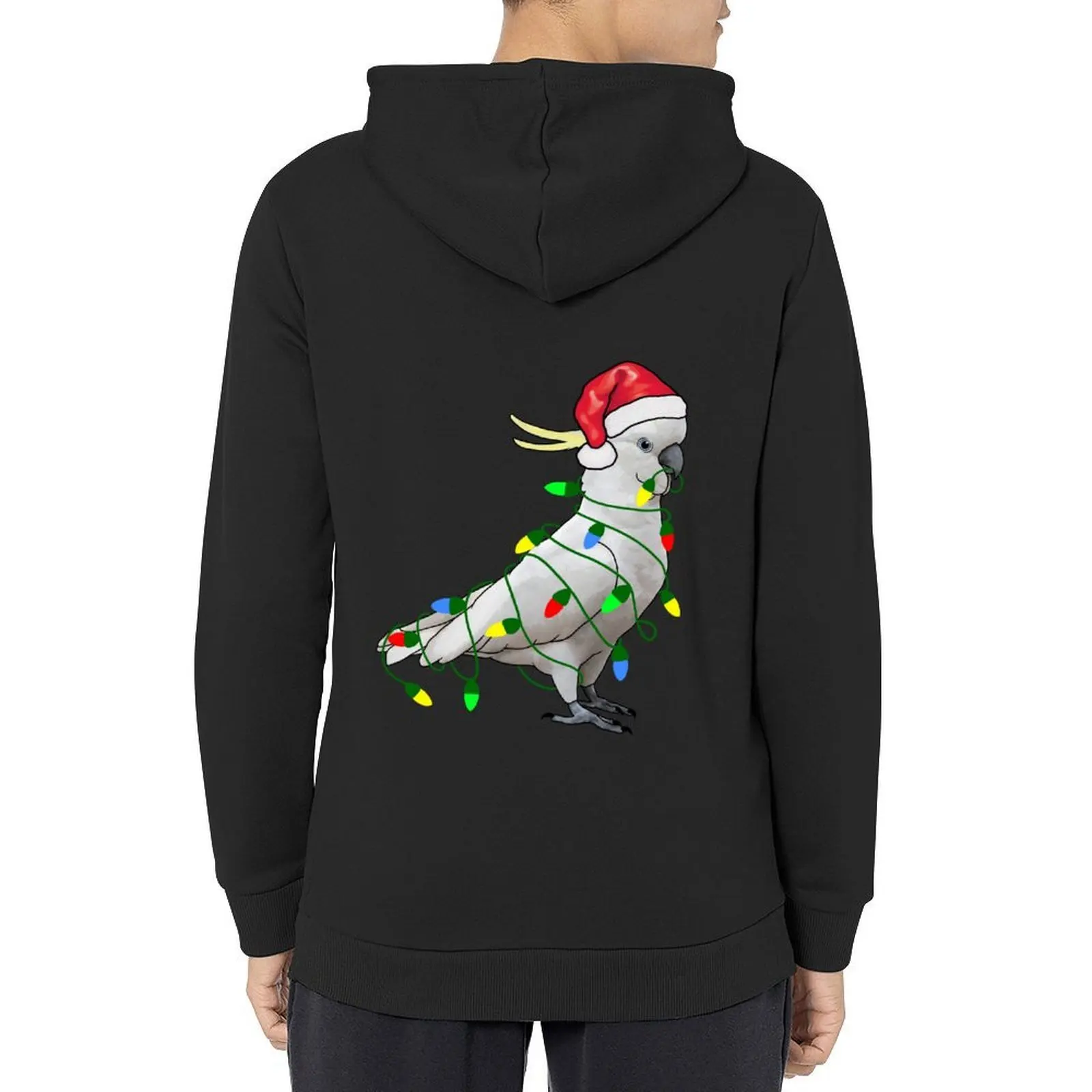 

Extra Festive Cockatoo Hoodie anime clothes graphic t shirts men autumn clothes men's clothes men hoodie