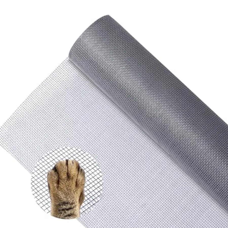 HCSSZ Moustiquaire de fenêtre 250cm x 120cm, Rouleau de moustiquaire DIY en fibre de verre pour porte, Filet anti-insectes à mailles fines pour