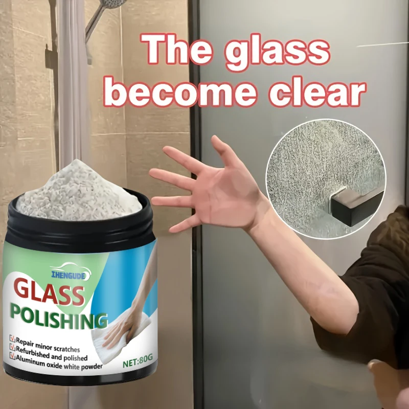 Aluminum Oxide Polishing Powder Premium Glass Polish - Professional Cleaning for Cars, Bathrooms, and Mirrors, Quickly Restores Clarity image 2