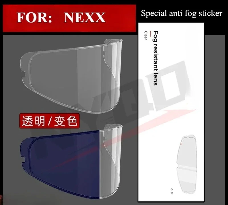 

Helmet Lens Snap on Color Changing Anti Fog Sticker Suitable for The Entire NEXX Helmet Series casco moto integrale cascos moto