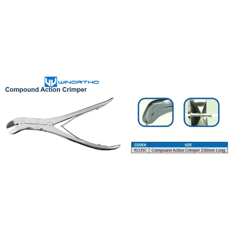 Imagem -02 - Composto Ação Crimper Monofilamento Linha Veterinária Instrumentos Ortopédicos Pet Animal Compressão Cirúrgica Winortho