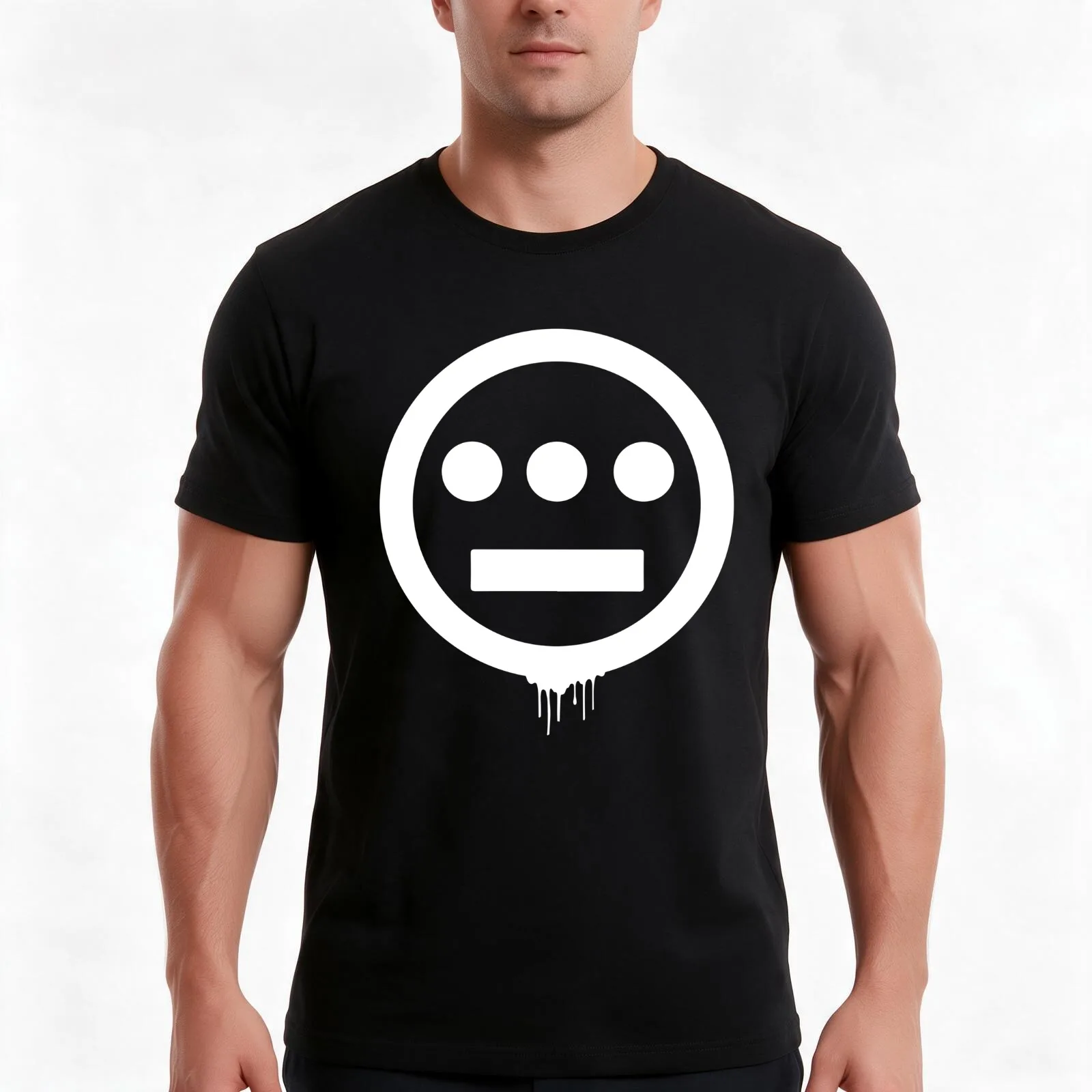 Hieroglyphics Logo T-Shirt Summer Casual Cotton Tee Oversized Streetwear Tops Vintage Graphic Print Loose Fit Short Sleeve