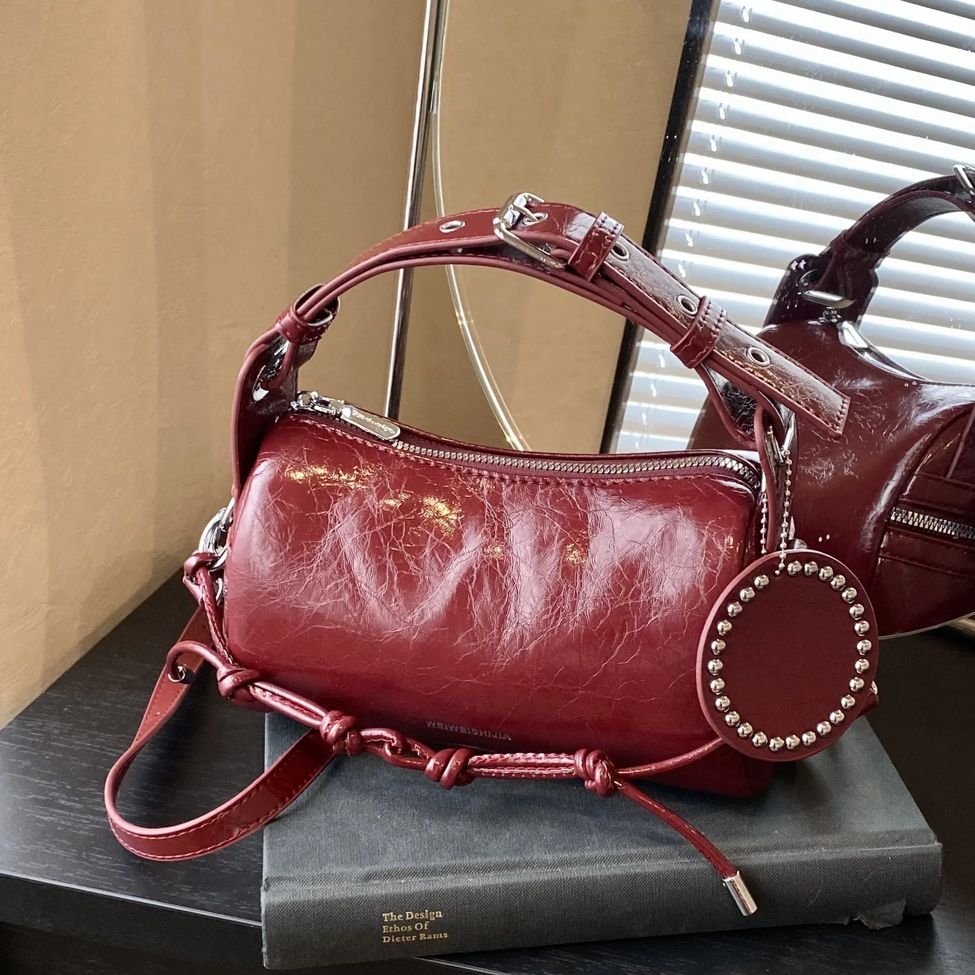 

Vintage Coffee Women's Crossbody Bags Soft PU Leather Textured Small Handbags Female Daily Casual Shoulder Bag