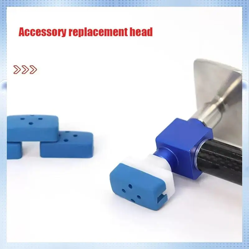 

NEW-Car Dent Repair Tool Leveling Hammer Replaceable Head Dent Pit Repair Free Sheet Metal Head M8 Thread Interface