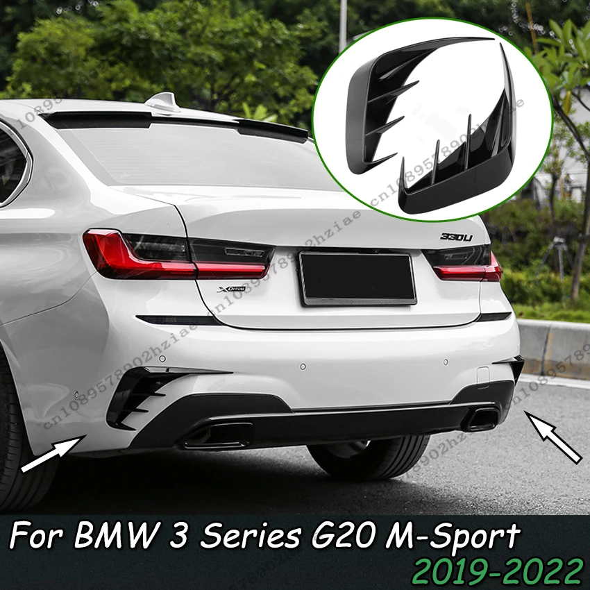 

Комплект тюнинга крышки вентиляционного отверстия: задний бампер автомобиля, боковой спойлер, Стайлинг автомобиля для BMW 3 серии G20 M-Sport 2019-2022