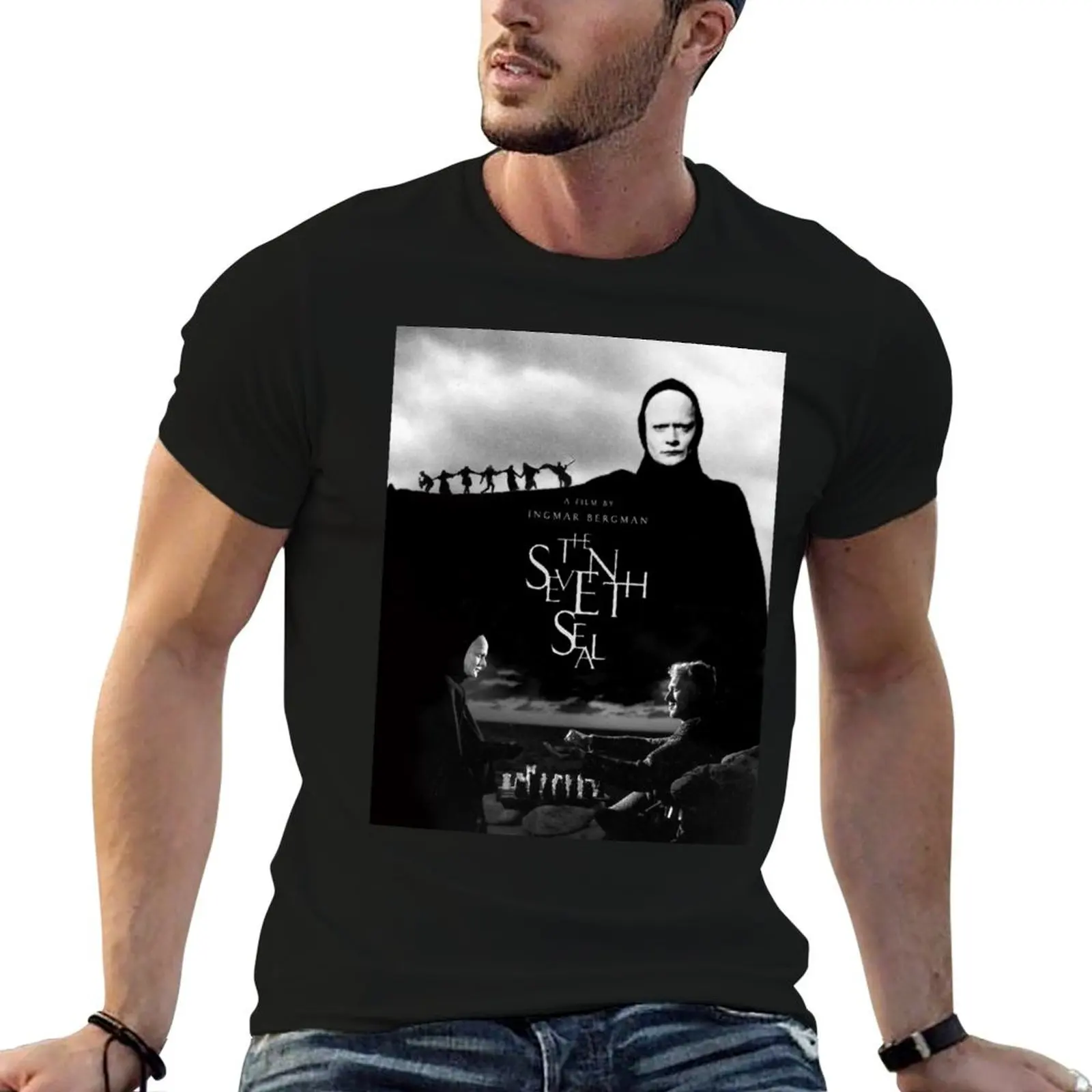 The Seventh Seal classic T-Shirt Athletic Fit Sports Short Sleeve Top