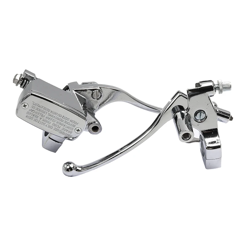 Moto Chrome 25mm Leva Frizione Freno Serbatoio Cilindro Maestro Per Suzuki Honda Valkyrie GL VT Shadow Kawasaki Vulcan