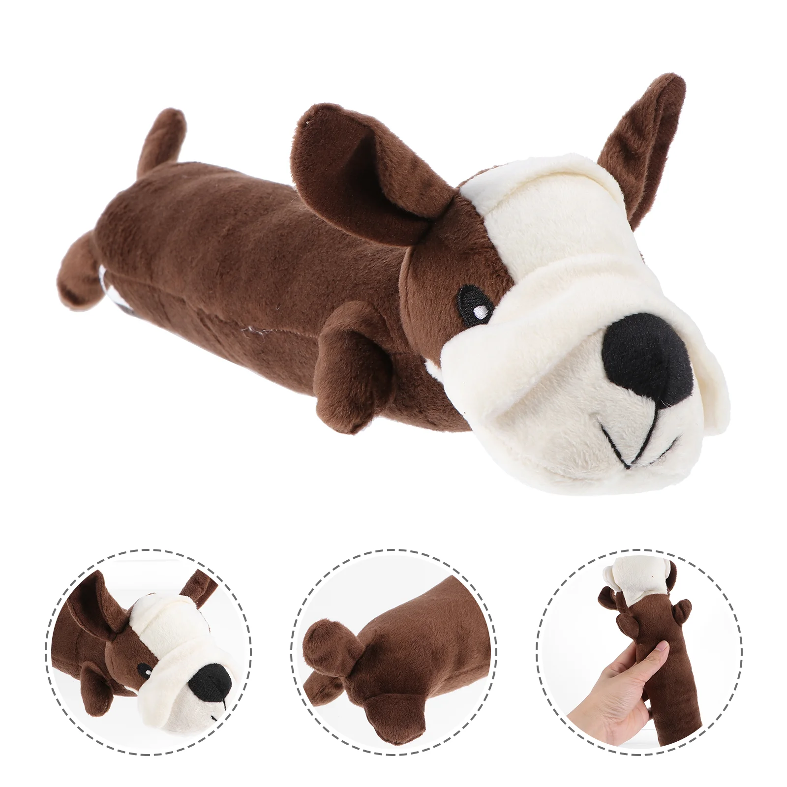 Pet Plush Toys Simulated Dachshund Teeth Grinding Puppy Training Plaything Bite-resistant Dog Chewing Lovely for