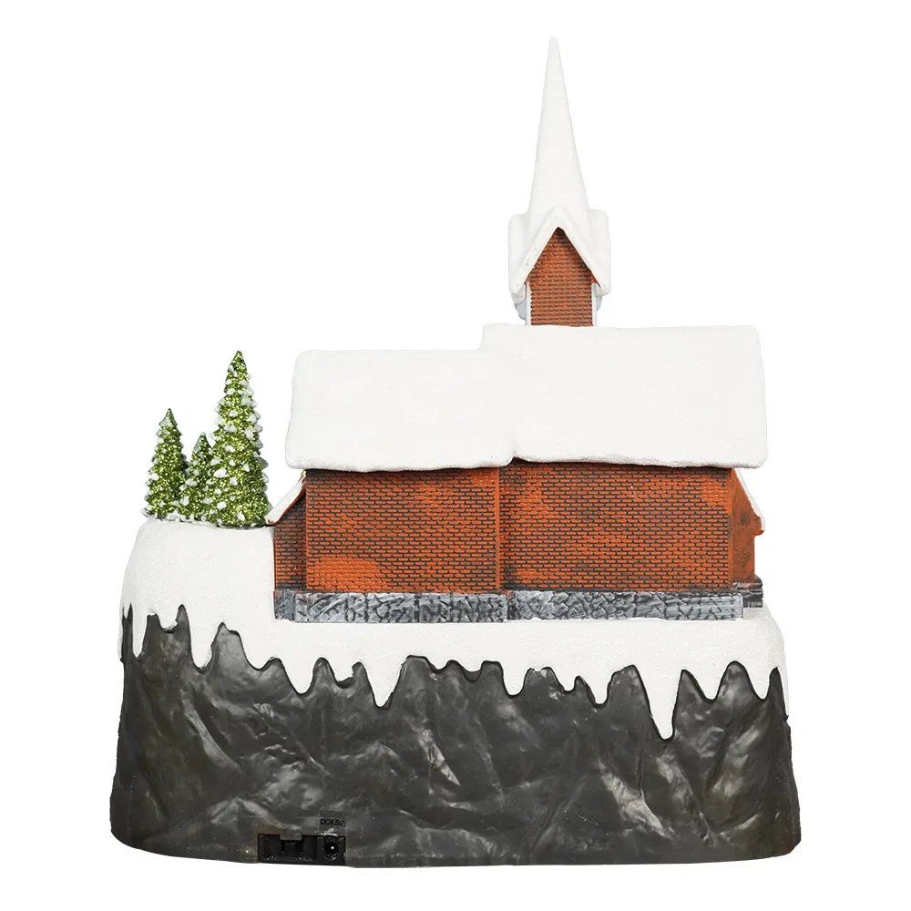 Christmas decoration hilltop church christmas house birthday christmas gift ornament stars