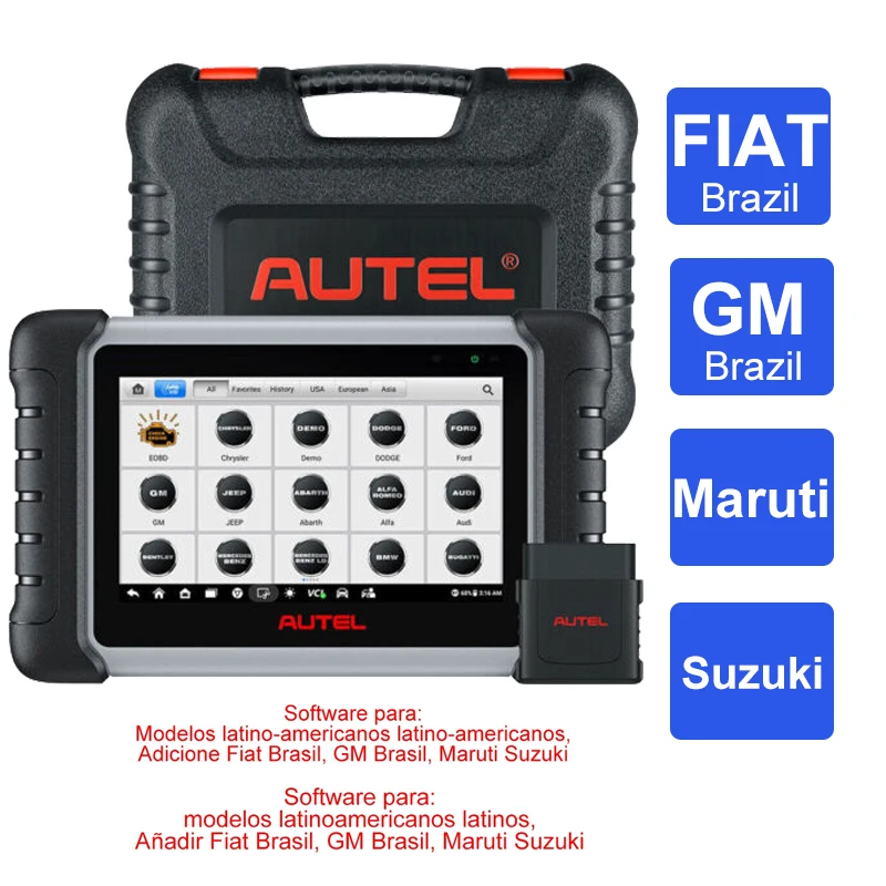 Scanner bidirectionnel du MK808K-BT MK808K BT OBD2 d'Autel MaxiCOM Identique au pro lecteur de code des outils de diagnostic MK808BT complet 3