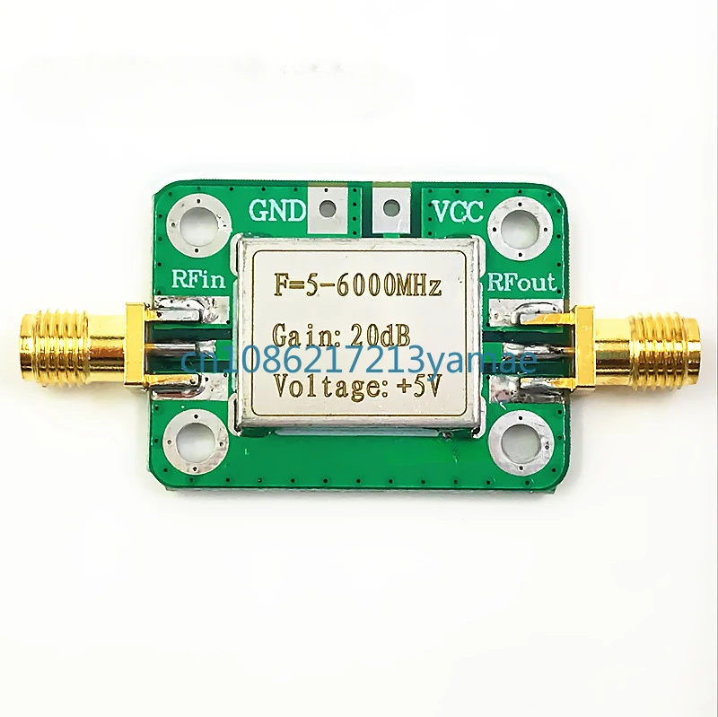 Ultra-Wide Band Medium Power Amplifier (5 -- 6000MHz, Gain 20dB)