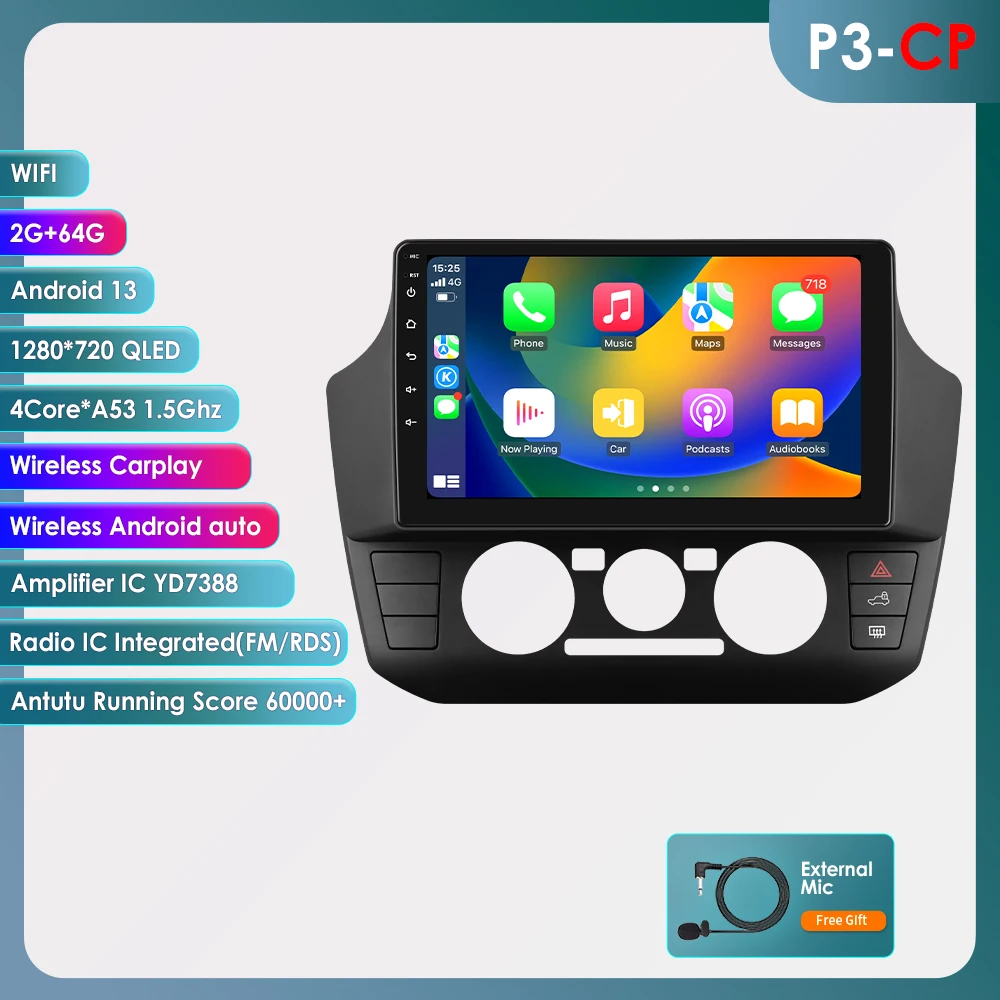 9 "Android 13 Auto Autoradio Voor Vw Volkswagen UP 2017-2023 Autoradio multimedia Video speler 4G AI Carplay 7862 Head Unit Scherm