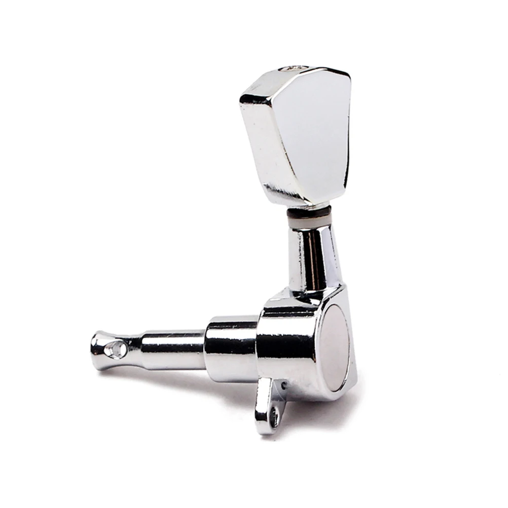 

3 L3R Tuner Chrome Knob Guitar Acoustic Tuning Pegs Headstock Classical Accessories