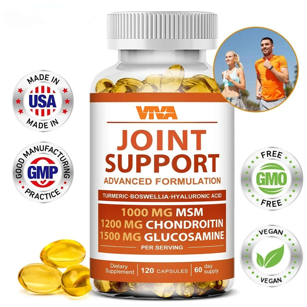 

Капсулы для поддержки суставов Advanced Formula — глюкозамин, хондроитин MSM — добавка для поддержки суставов костей, спины, коленей и рук