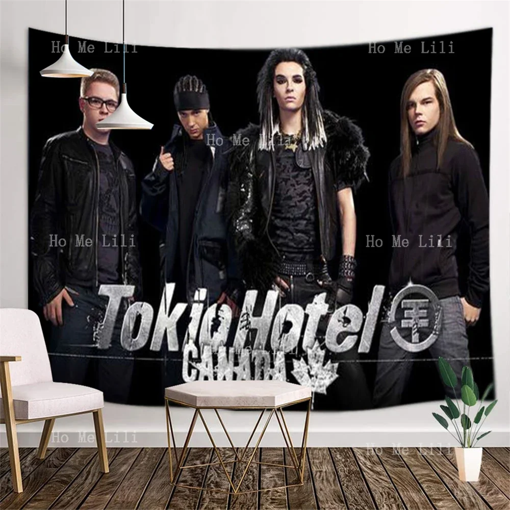 Tokyo Hotel Photo Album Humanoid Poster Rock Band Songs About The End Of The World Tapestry For Livingroom Decor