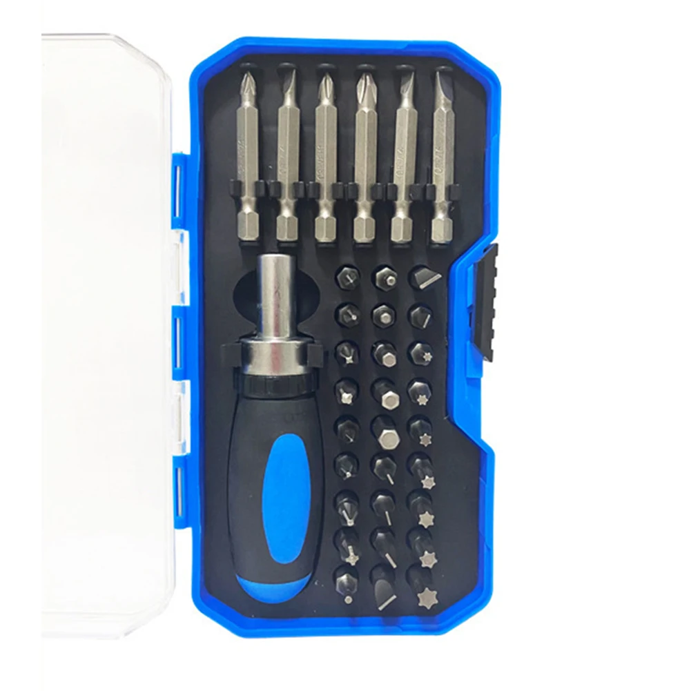 

Screw Heads Extension Ratchet Driver Screwdriver Set Woodworking Foldable Ratchet Adjustment Hand Tools Easy To Carry