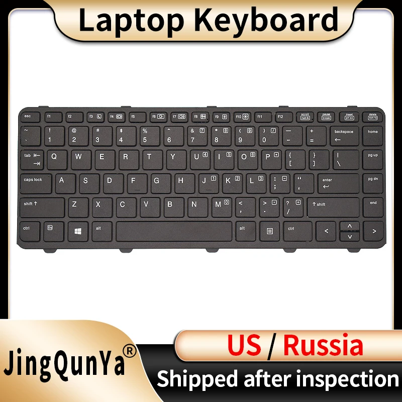 

US/RU/Russian Laptop Keyboard For HP Probook 440 G1 440 G2 445 G1 445 G2 430 G2 NSK-CP0SW 767470 721520 Replacement