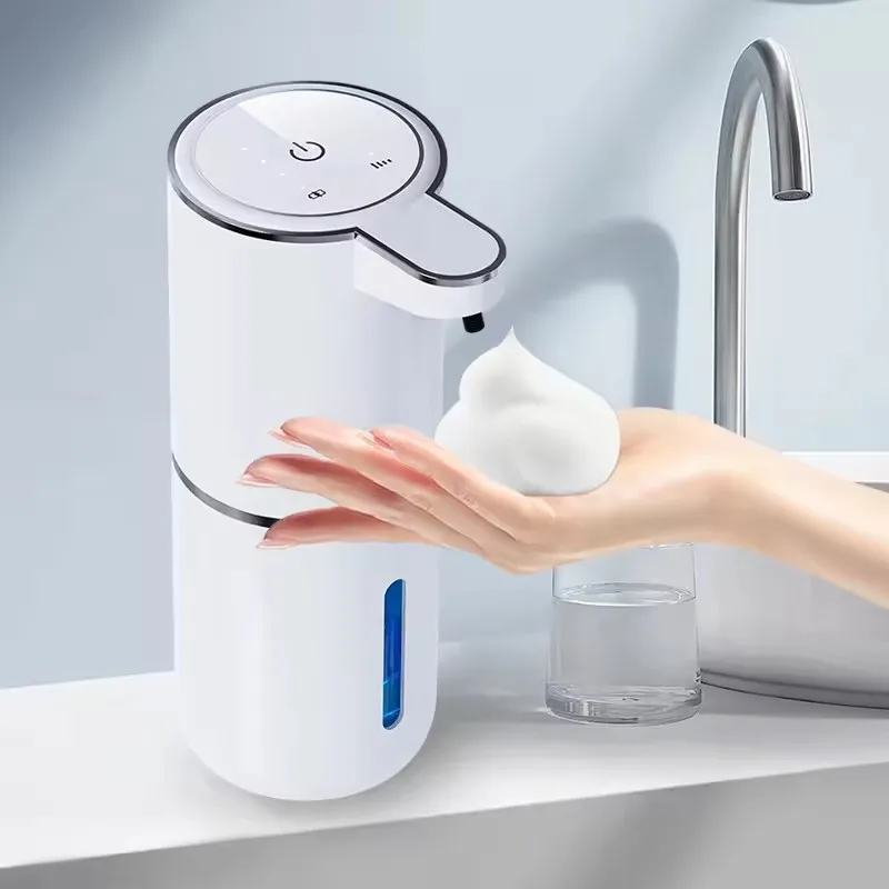

Automatic Soap Dispensers Foam Machine Induction Hand Washing USB Rechargeable 380ML 4-Gear Adjustable foam hand sanitizer