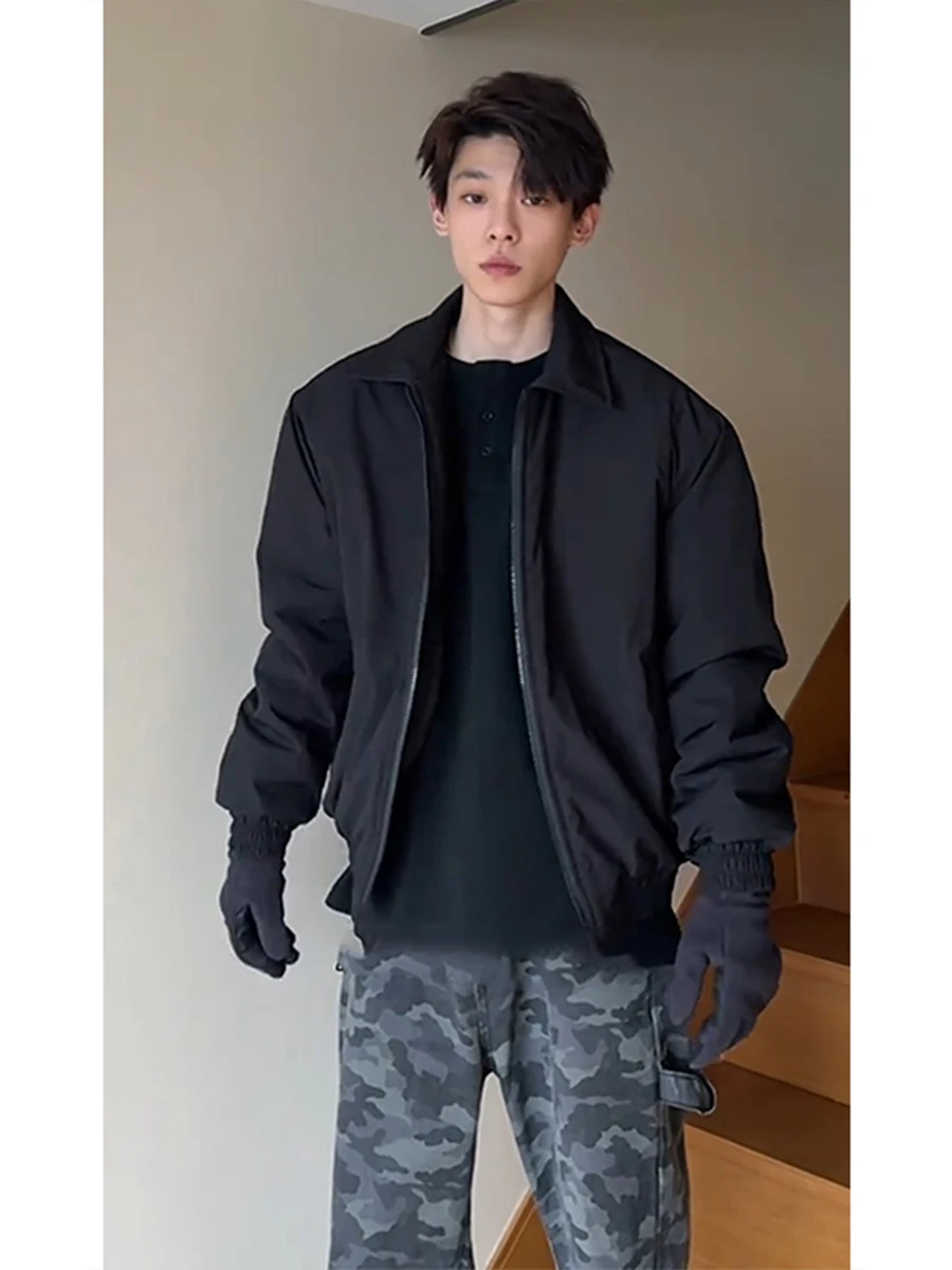 

Мужская утепленная зимняя хлопковая куртка Cleanfit: теплая, ветрозащитная, водонепроницаемая, с хлопковым наполнителем, в стиле бейсбольной формы