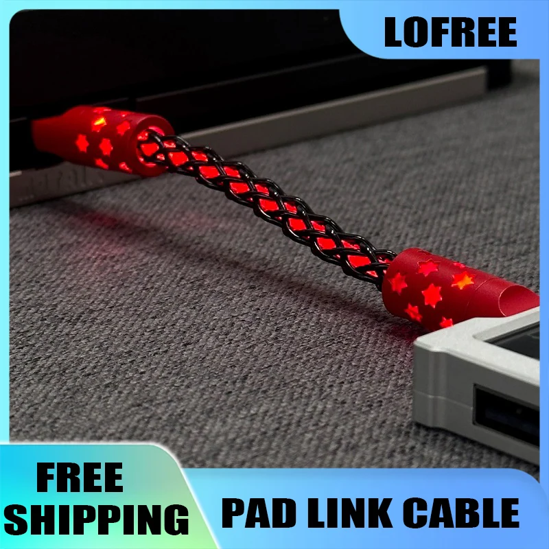 

Custom UNKNOWN ERROR Keyboard Connection Short Pad Data Cable Type-C To Type-C 20cm Pad Single Crystal Copper Star Emitting Line