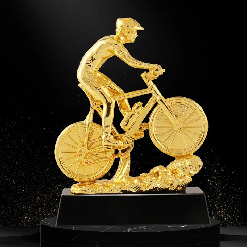 

Resin Football Trophy, Road Bike, Sports Trophy, Customized Souvenir, Commuter Craft Gift Decoration, General Bicycle Trophy