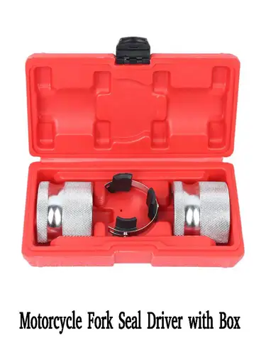 Herramienta de controlador de sello de aceite de horquilla delantera de motocicleta ajustable, accesorios de motocicleta, herramienta de instalación de extracción Universal de 33mm-54mm