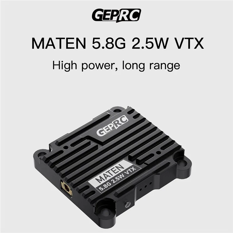 GEPRC MATEN 5.8G VTX 1.6W / 2.5W 72CH Built in Microphone 2-8S LiPo 30.5X30.5mm for FPV Long Range DIY Parts