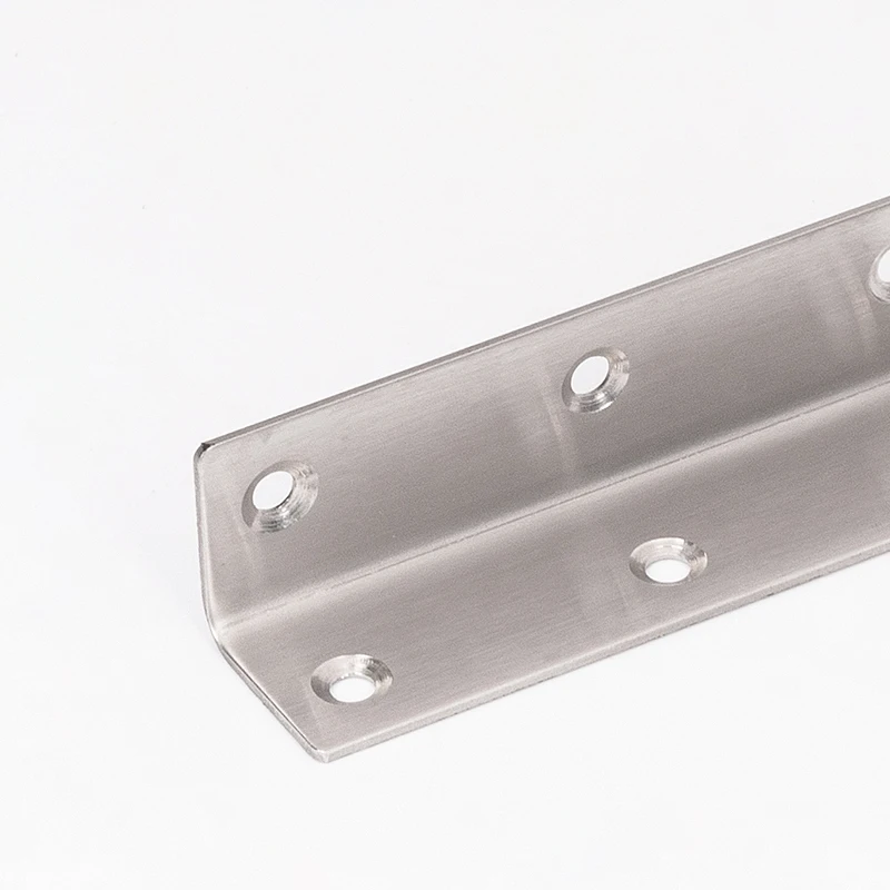 2PCS Extended Stainless Steel 90 Degree Angle Bracket Corner Brackets Joint Bracket Fastener L Bracket For Fixing Furniture