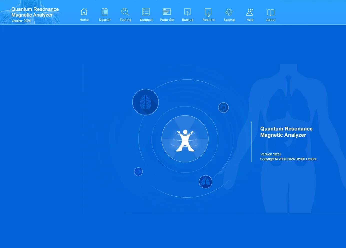 2024-software kwantumresonantie magnetische analysator gezondheid