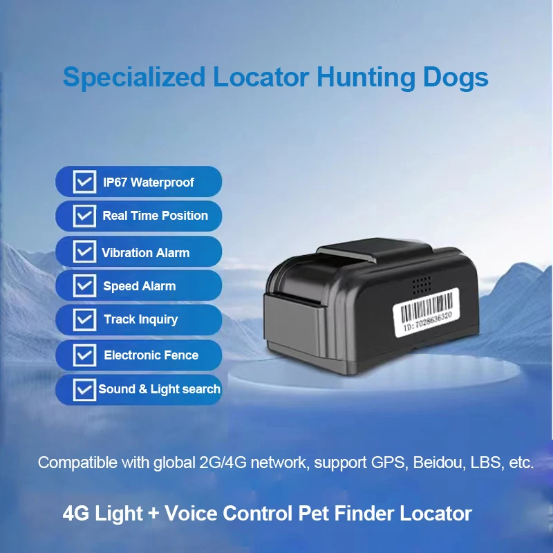 Pet Gps Tracker Dog Collar J1939 At06 Thailand Gps Locator Gsm Sms Tracking Gps Tracker Built-In Battery 4000Mah Long Standby