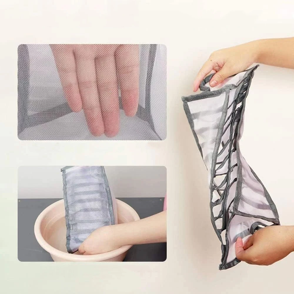 1Pc Dormitory Closet Organizer for Socks Home Separated Underwear Storage Box Organizer Foldable Drawer Organizer Home Storage