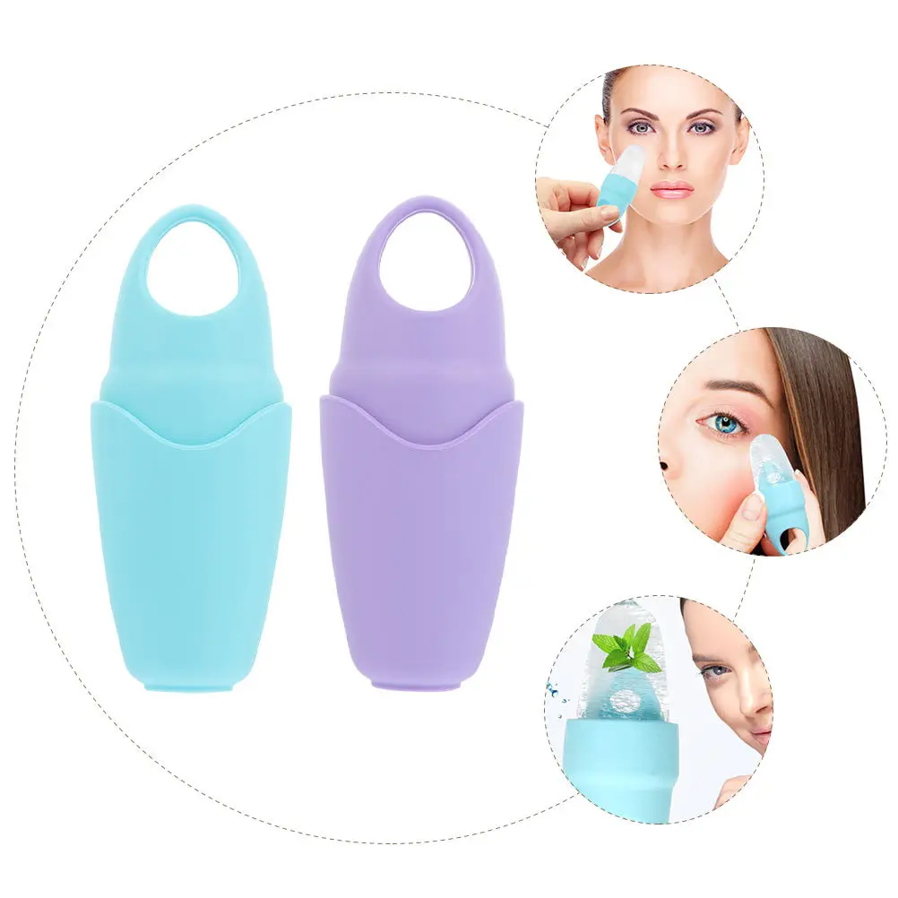 

2Pcs Facial Silicone Massager Face Care Mask Reusable Gel Ice Pack Tighten Skin Improve Contours Relief