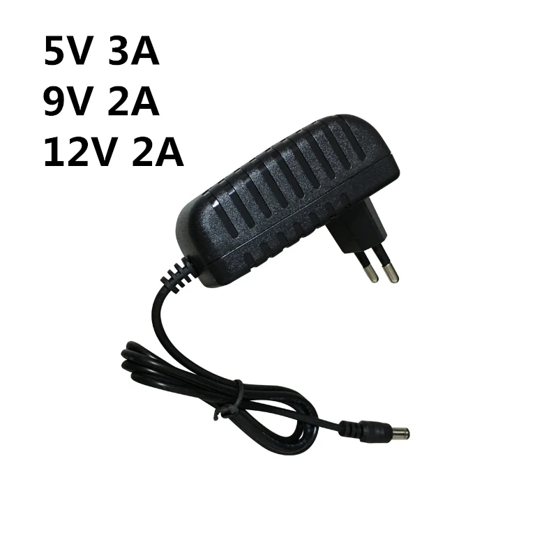 AC 110-240V DC 5V 6V 8V 9V 10V 12V 15V 0.5A 1A 2A 3A Adaptador de corriente universal Adaptador de cargador Eu Us para tiras de luz LED