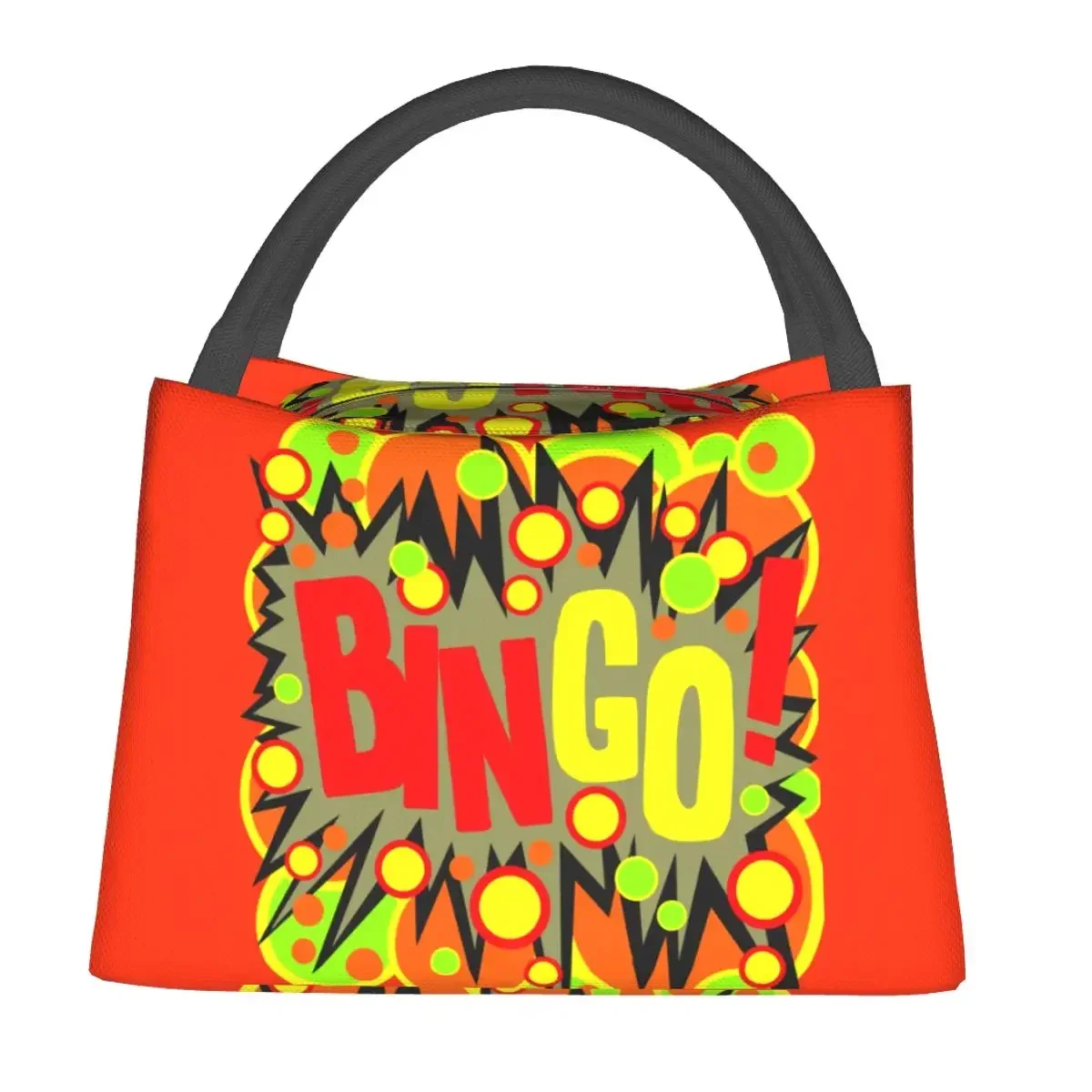 

Play Bingo Lunch Bag For Adult Game For Bingo Player Lunch Box Cute School Cooler Bag Portable Waterproof Tote Food Bags