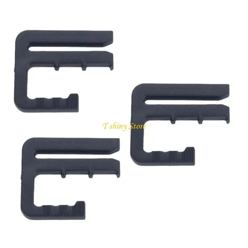 N58F Simple Metal Waist Cinching Buckle 3PCS Adjustable Waist Tightener For Loose Jeans Pants Waist Ajusting Tightening Hook