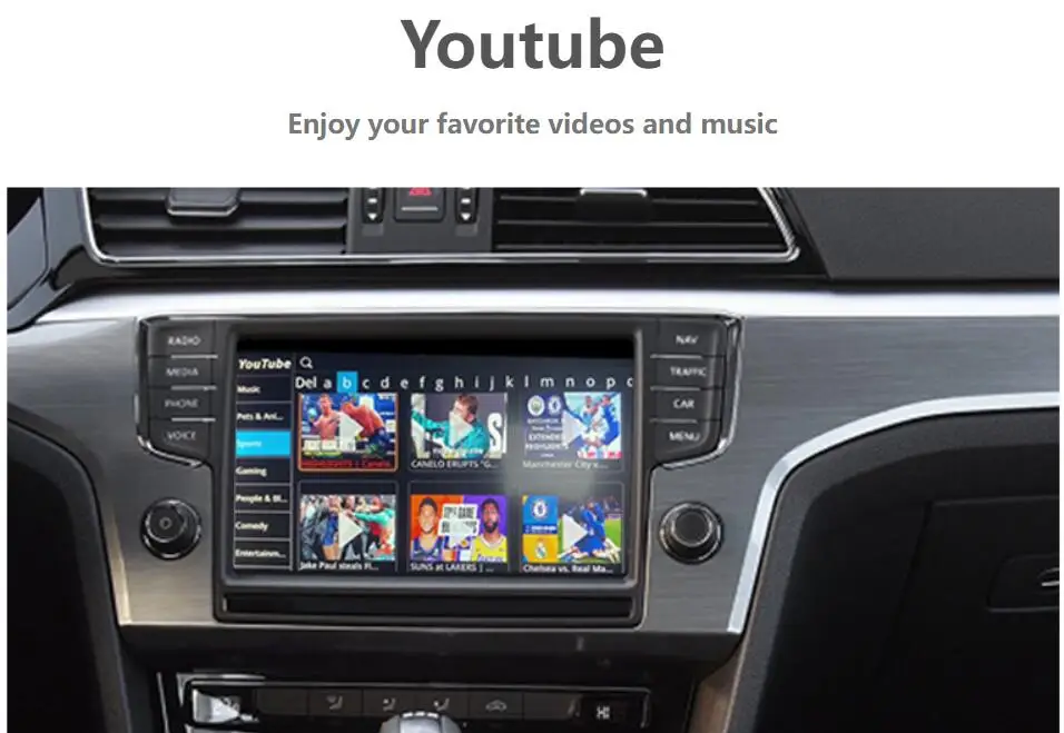 Bezprzewodowy CarPlay Android Auto dla Volkswagen VW Polo Golf Touareg Tiguan Teramont Passat 2017-2019 Moduł Box Interfejs wideo