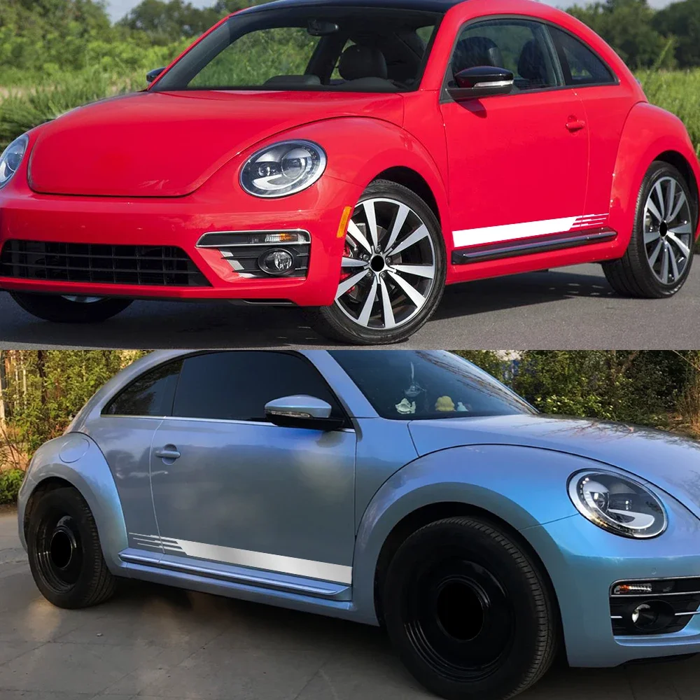 

Car Door Side Stickers Kit For VW Beetle Auto Wrap Vinyl Film Waterproof Creative Vehicles PVC Stickers Exterior Car Accessories