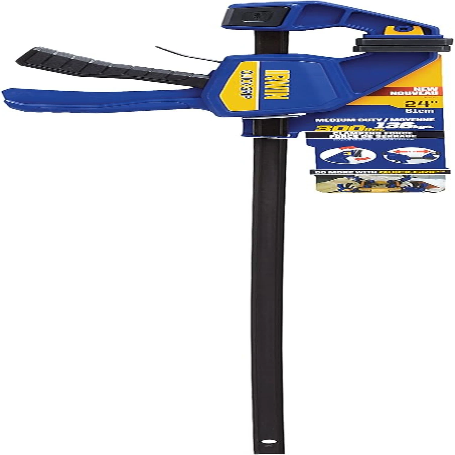 Efficient 24-Inch Versatile Quick-Grip Bar Clamp Spreader for One-Handed Fast and Easy Operation with Model Number 1964720.