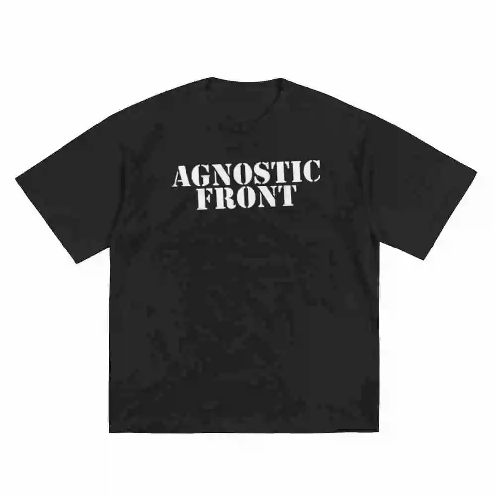 Agnostic Front Short Sleeve Tee 100% Cotton T-Shirt