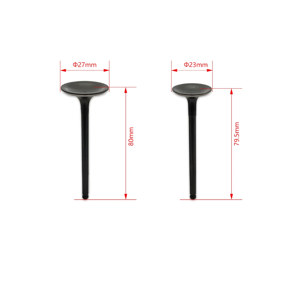 OTOM Motorcycle Engine Valve Set Intake & Exhaust Valve Kit  Stem Valves For ZONGSHEN ZS172FMM-6 CB250R Off-Road Part