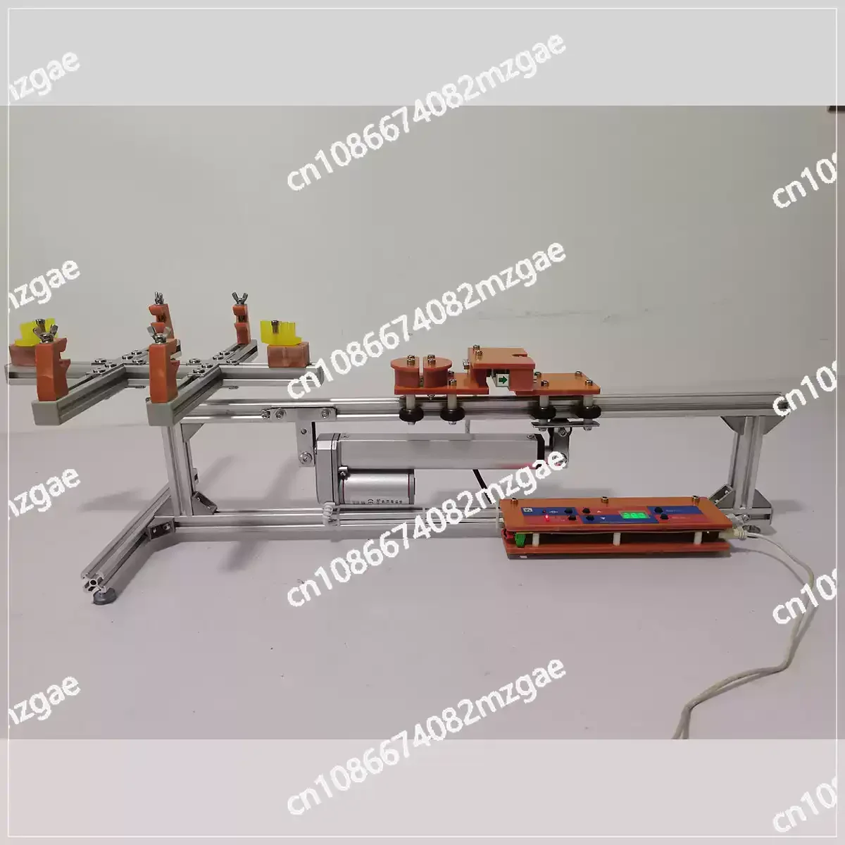 Electric Flat Pull Badminton Racket Stringing Machine, Portable Complete Stringer Kit with Tension Head & Accessories