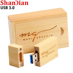 High Speed Photography USB 3.0 USB Flash Drive 128GB Free Logo Wedding Gift Pen drives 64GB Maple Memory Stick 32GB U Disk 16GB