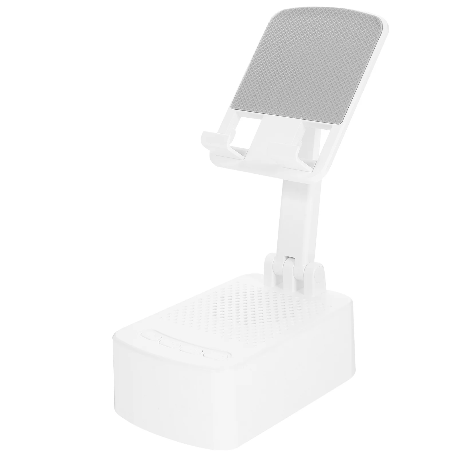 

Wireless Phone Stand Speaker Multipurpose Durable ABS Cellphone Holder Desk Mount Stable Support for Tablet Mobile