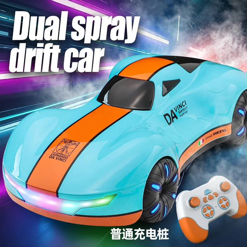 Gesture Sensing Spray Rc Car New Energy Rc Cars Toys Colorful Flashing Light Music Remote Control Drift Toy Car Birthday Gifts