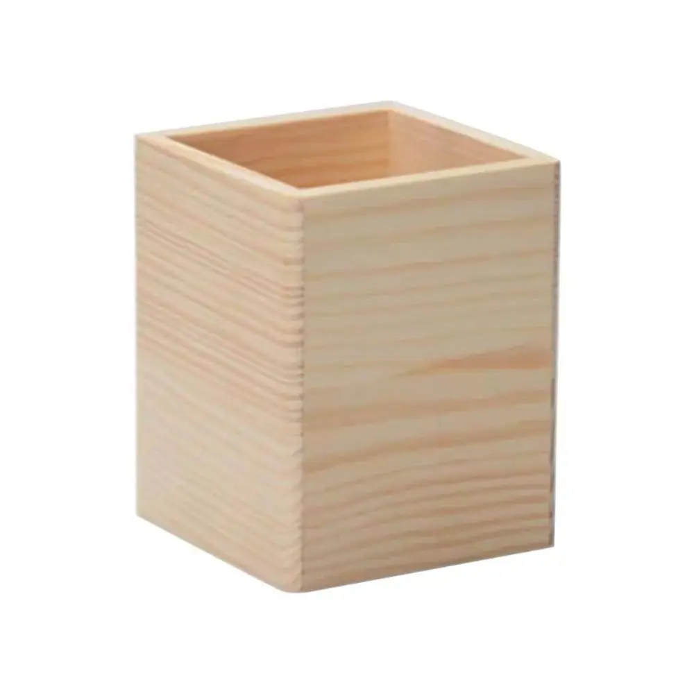 Storage Pen Bracket Container Desktop Office Organizer Desktop Storage Box Pen Holder 1/2 Grid Organizer Stationery Organizer