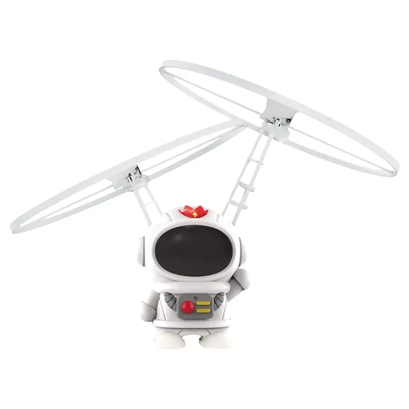 Mini Astronaut Drone Cartoon Spaceman Flying Robot Toys with USB Charging Hand Control Helicopter Toys for Kids Xmas Gift image 6